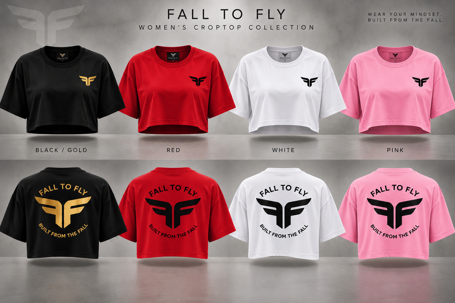 Fall To Fly Women’s Signature Crop Top